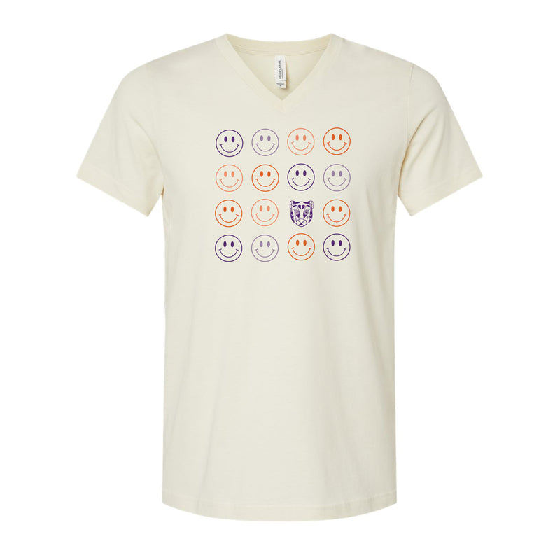 The Smiles for the Tiger | Natural V-Neck Tee