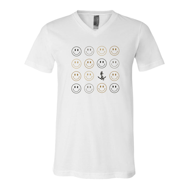 The Smiles for Vandy | White V-Neck