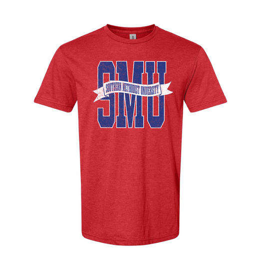The SMU Banner | Red Mist Tee