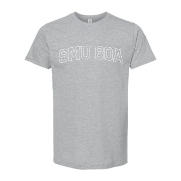 The SMU BOA Outline | Heather Grey Oversized Tee