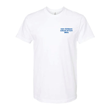 The SMU Dedman School of Law BOA | White Oversized Tee