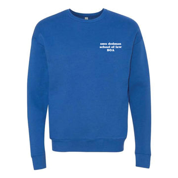 The SMU Dedman School of Law BOA | True Royal Crewneck Sweatshirt