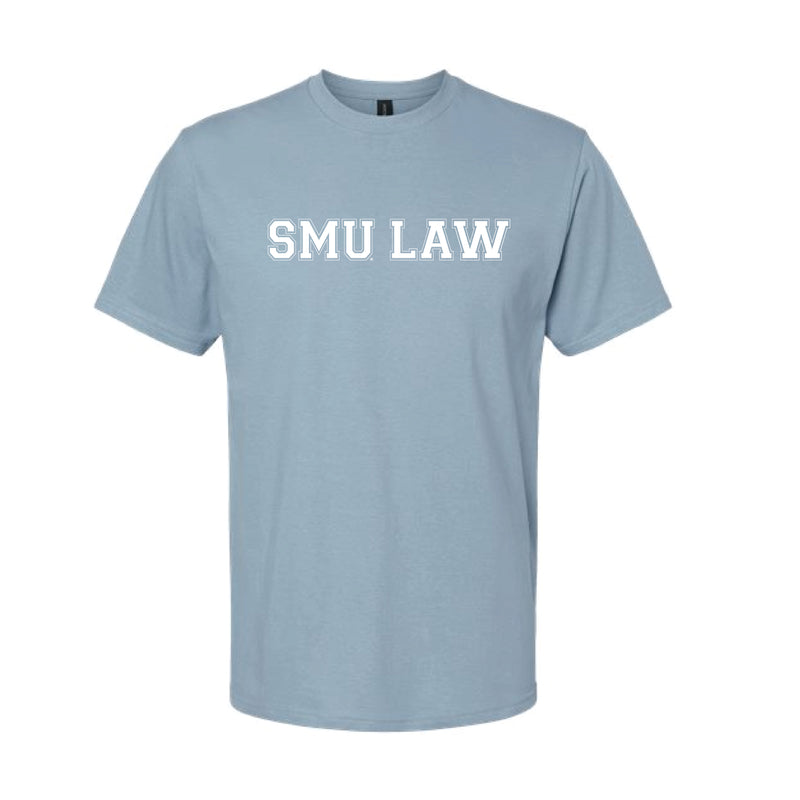 The SMU Law Collegiate Block | Stone Blue Tee