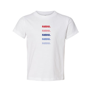 The SMU Repeat | Toddler White Tee
