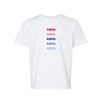 The SMU Repeat | Youth White Tee