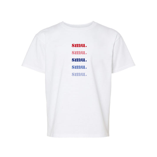 The SMU Repeat | Youth White Tee