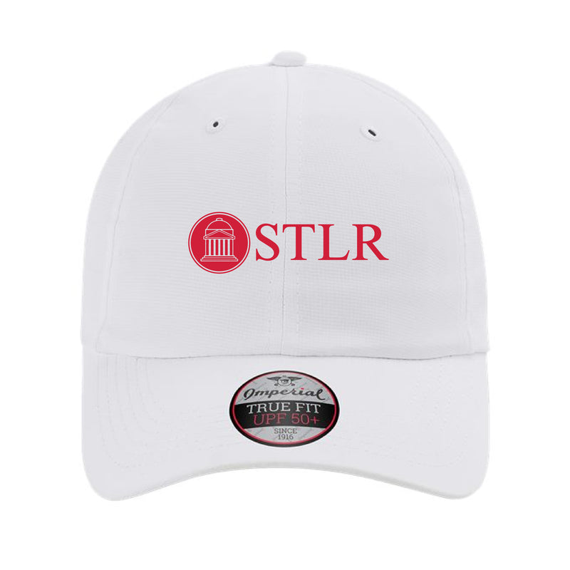 The SMU STLR Logo | Embroidered White Performance Cap