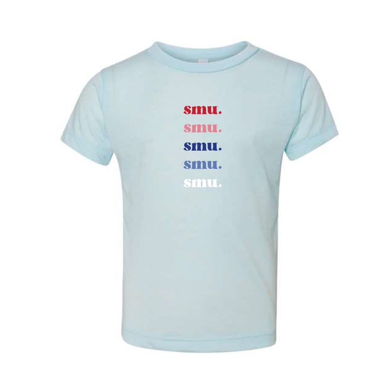 The SMU Repeat | Ice Blue Toddler Tee