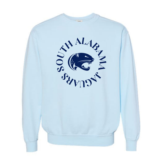 The South Alabama Circle | Adult Chambray Sweatshirt