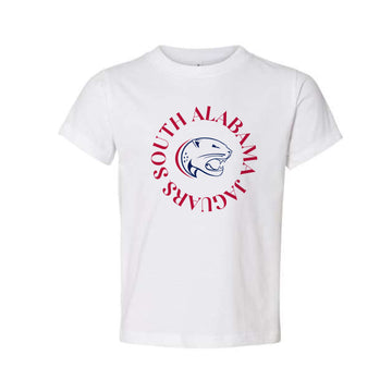 The South Alabama Circle | Toddler White Tee
