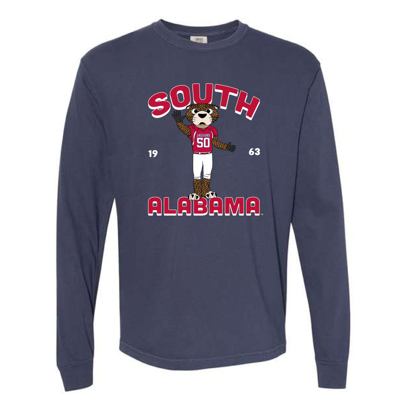 The South Alabama Jaguars 1963 | Adult Navy Long Sleeve