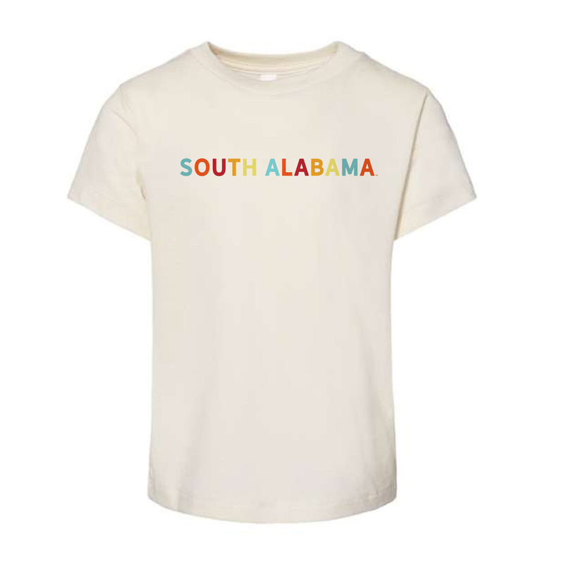 The South Alabama Multi | Toddler Natural Tee