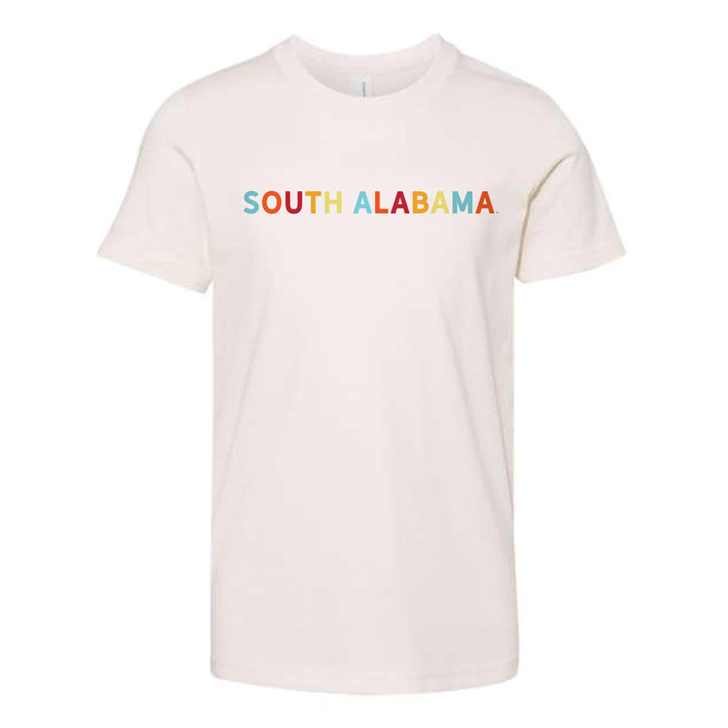 The South Alabama Multi | Youth Natural Tee