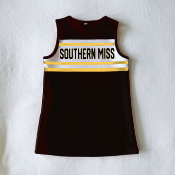 The Southern Miss | Black Classic Cheer Dress