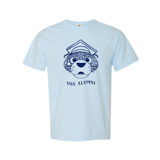 The South Paw Outline Alumni | Adult Chambray Tee