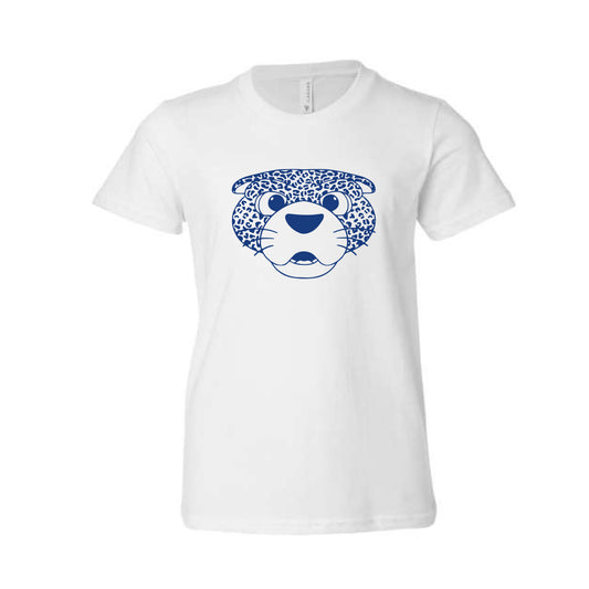 The South Paw Outline Head | Youth White Tee