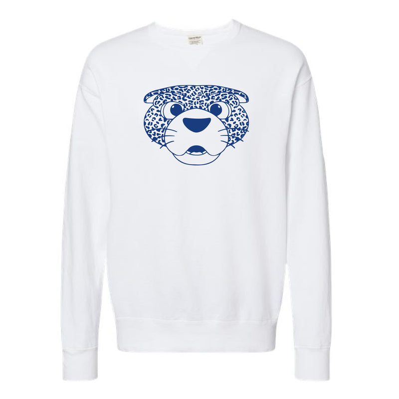 The South Paw Outline Head | Adult White Sweatshirt