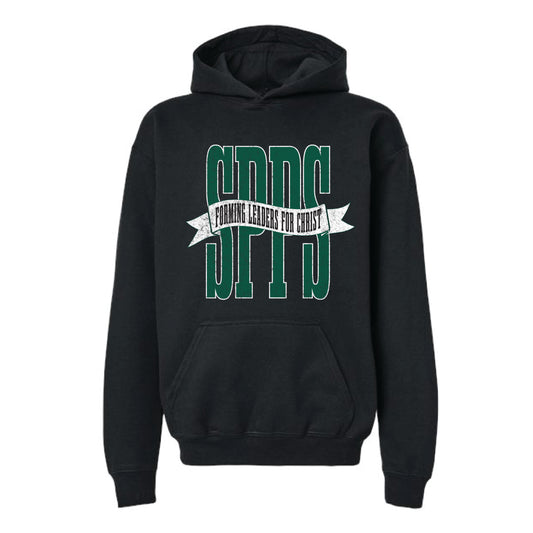The SPPS Banner | Youth Black Hoodie