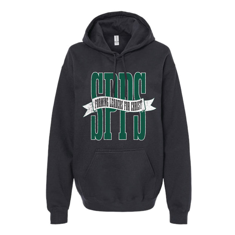 The SPPS Banner | Adult Black Hoodie