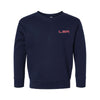 The Stand Firm Arch | Navy Toddler Crewneck Sweatshirt
