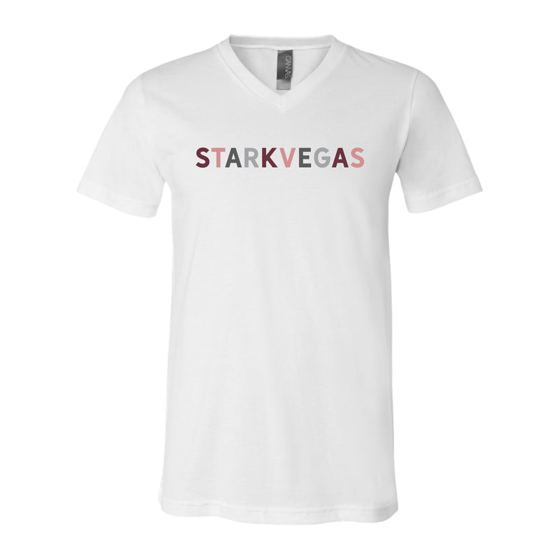 The Starkvegas Multi | White V-Neck Tee