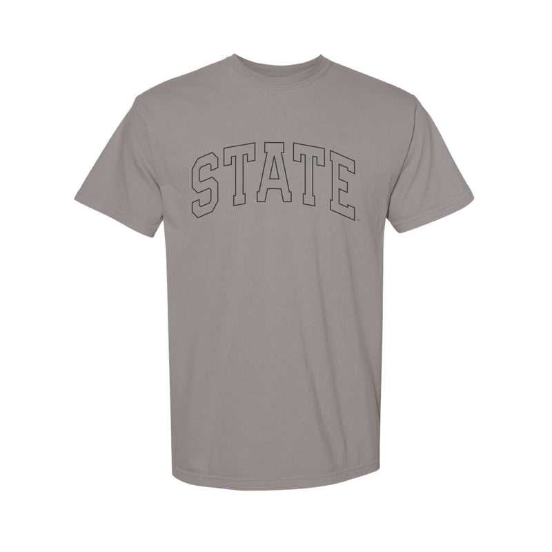 The State Arch Outline | Grey Tee