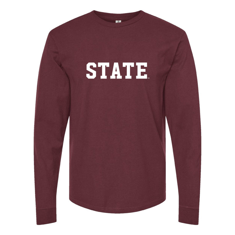 The State Block | Burgundy Long Sleeve