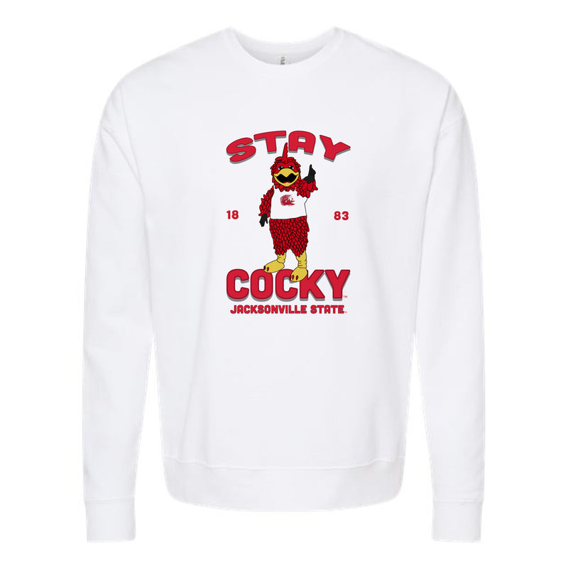 The Stay Cocky 1883 | White Sweatshirt