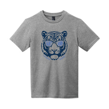 The Saint Ann Tiger | Youth Sport Grey Tee