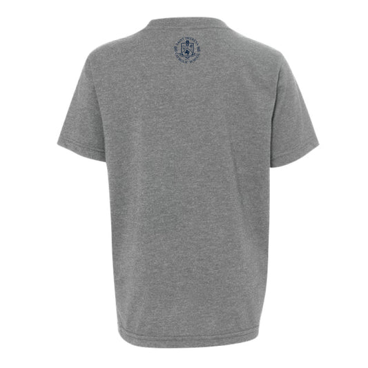 The Saint Theresa Circle | Adult Dark Heather Grey Tee