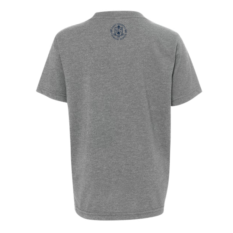 The Saint Theresa Circle | Adult Dark Heather Grey Tee
