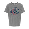 The Saint Theresa Circle | Adult Dark Heather Grey Tee
