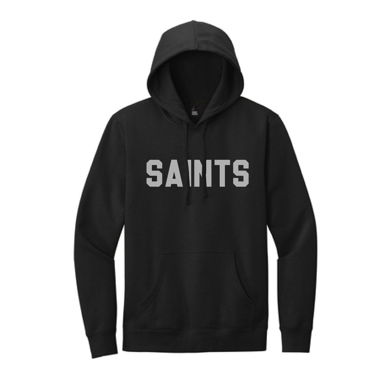 The Saints Block | Adult Black Fleece Hoodie