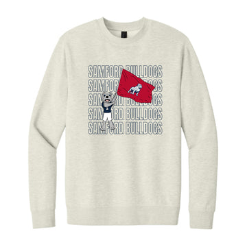 The Samford Bulldogs Repeat | Heather Oatmeal Sweatshirt
