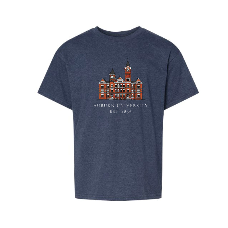 The Samford Hall 1856 | Youth Navy Mist Tee