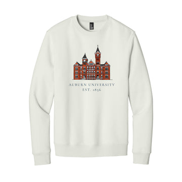 The Samford Hall 1856 | White Onyx Crewneck Sweatshirt