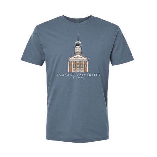The Samford University Building | Blue Jean Tee