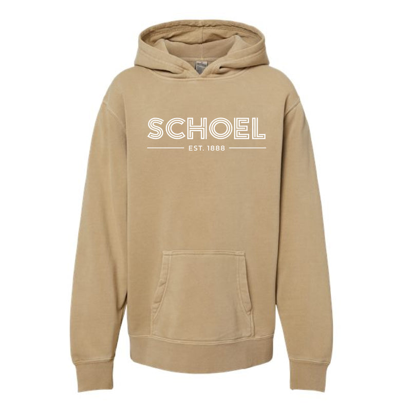 The Schoel Est. | Pigment Sandstone Youth Hooded Sweatshirt