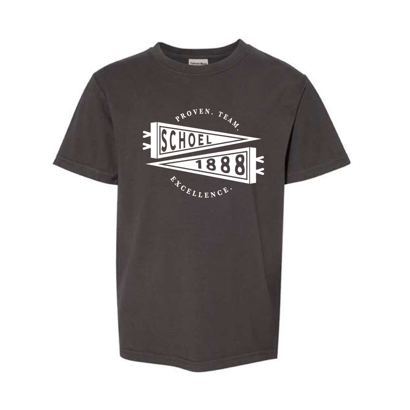 The Schoel Flags | New Railroad Grey Youth Tee