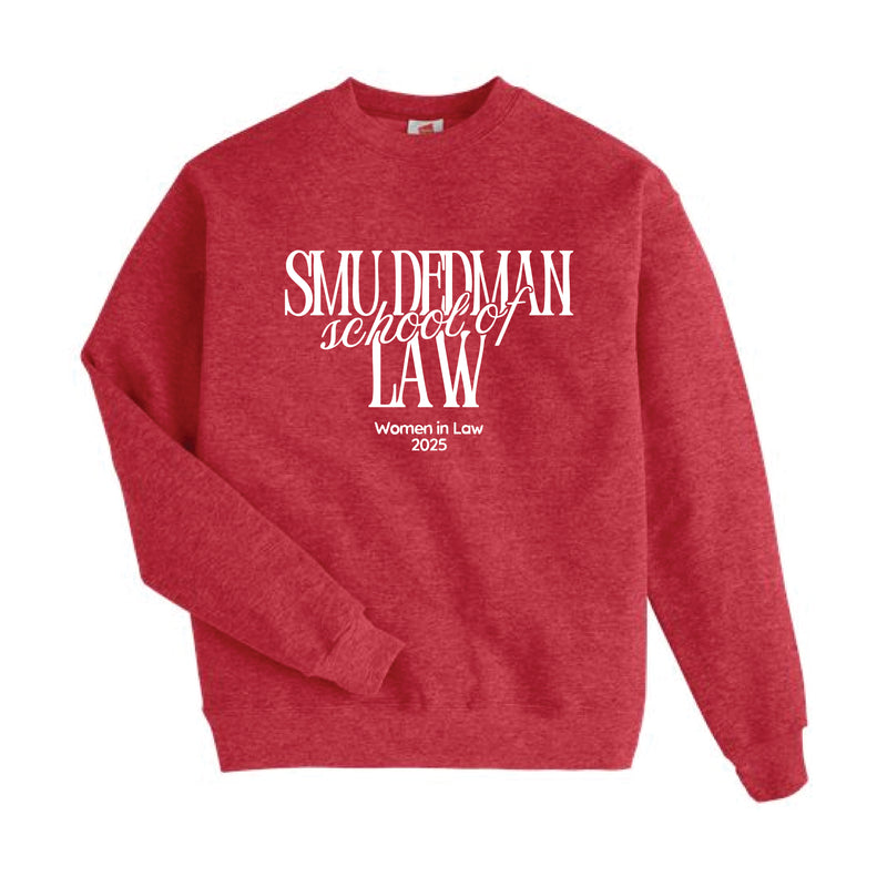 The Women in Law | Heather Red Crewneck Sweatshirt