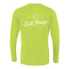 The Scott Bridge | Safety Green Performance Long Sleeve Tee