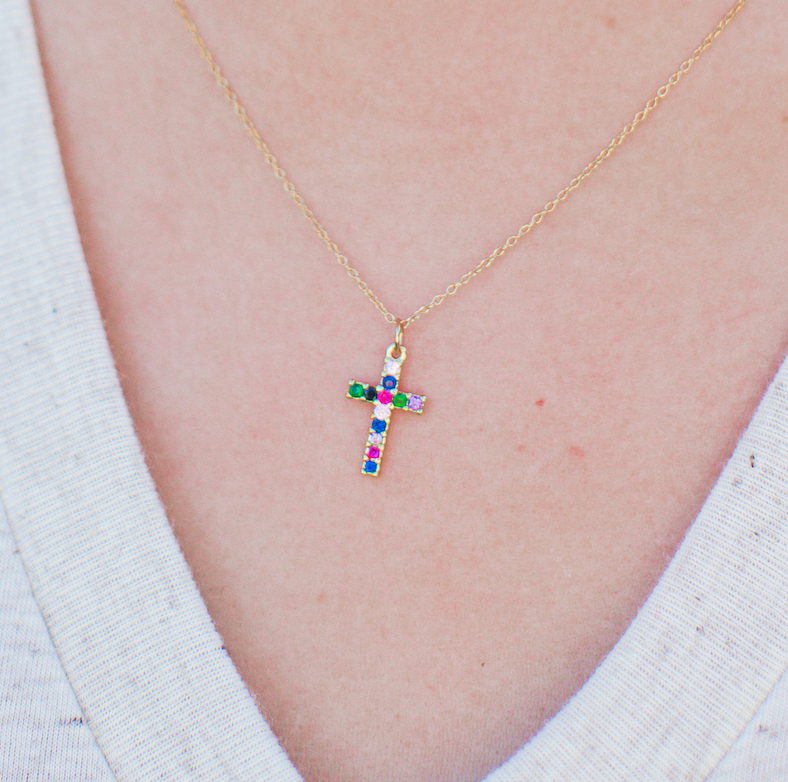 The Rainbow Cross | Necklace