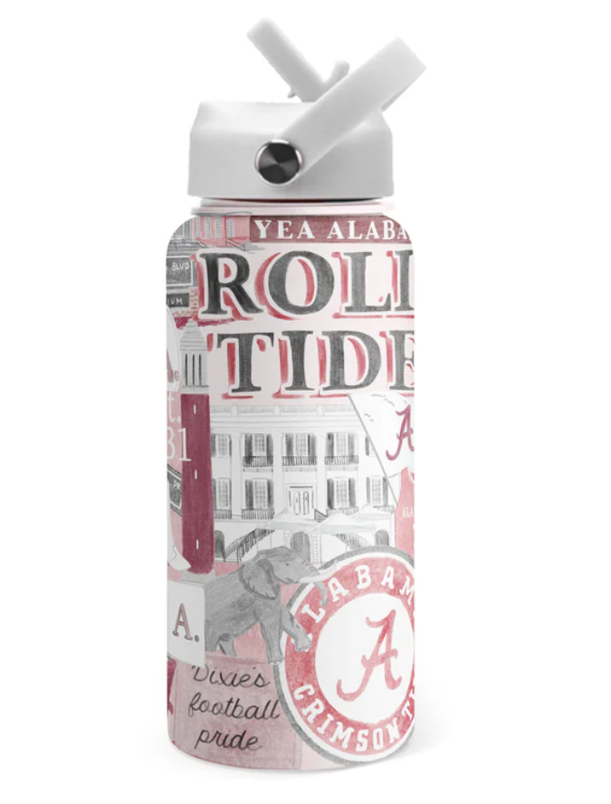 The University of Alabama 32 oz Insulated Water Bottle