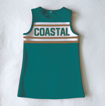 The Coastal Carolina | Teal Classic Cheer Dress