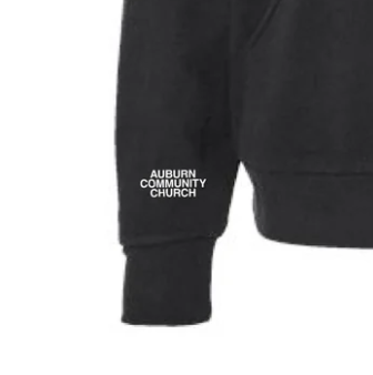 The Black Cross | Adult Black Hooded Sweatshirt