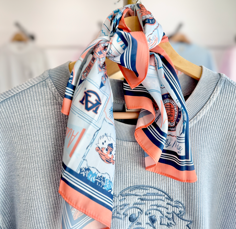 The Auburn University Silk Scarf