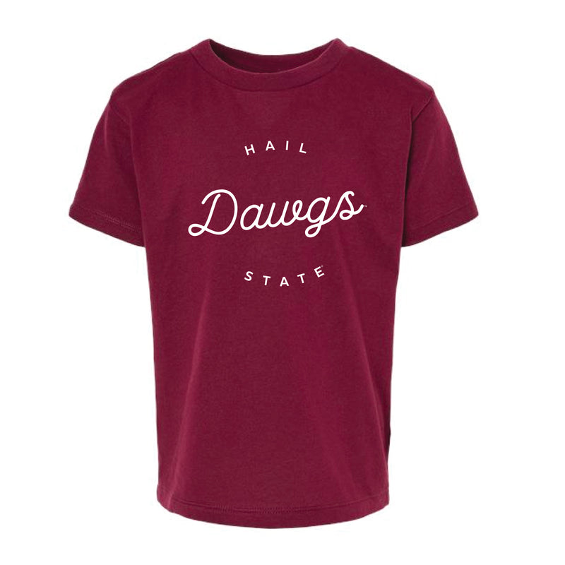 The Script Dawgs | Toddler Maroon Tee