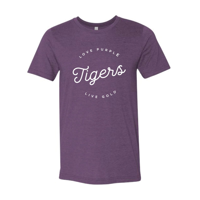 The Script Tigers | Heather Team Purple Tee