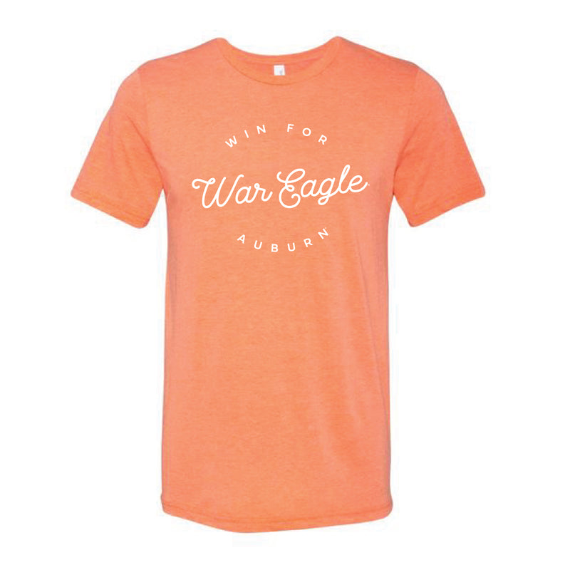 The Script War Eagle | Heather Orange Tee