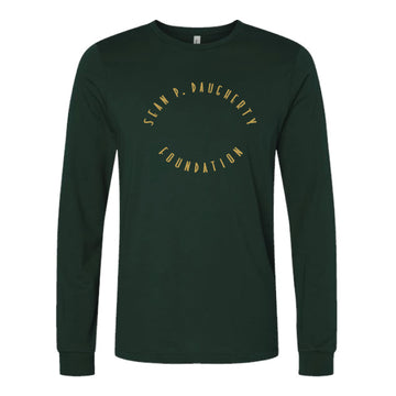 The Daugherty Oval Logo | Adult Forest Long Sleeve Tee